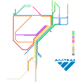 Amtrak East Coast (real)