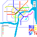 BluLuxRail commuter rail map (unknown)