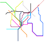 Greater Maryland Regional Rail Dream Map (speculative)