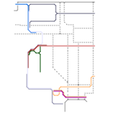 Western U.S. Amtrak (real)