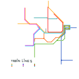 Sydney Trains Map (Suburban NSW Aus) (real)