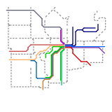 Midwestern U.S. Amtrak (real)