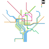 Bryce Bennetts DC Metro Map