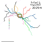 Melbourne Train Network Remastered 2025-6