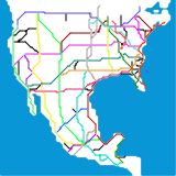 North America High Speed Map