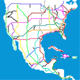 North America High Speed Map