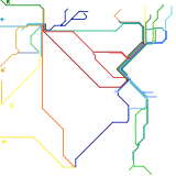 Amtrak East, South, Midwest (real)