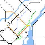 Montréal with highways (speculative)