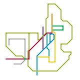 St. Anselms Abbey School Map (speculative)