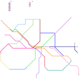 Future Pune Metro Map (speculative)