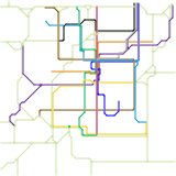 Paddington Rail System Map (unknown)