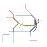 Mock Sydney Trains Map (speculative)