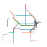Mock Sydney Trains Map (speculative)