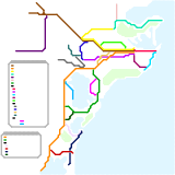 Newcastle and Central Coast NSW (speculative)