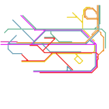 Best City Railways Map (speculative)