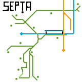 Philadelphia Trolley Routes (real)