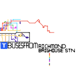 Buses from Richmond brighouse station (real)