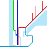 Metro North Railroad - East of Hudson lines (real)