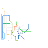 2040년 수도권 노선도 (real)