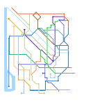 2040년 수도권 노선도 (real)