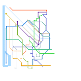 2040년 수도권 노선도 (real)