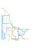 2040년 수도권 노선도 (real)