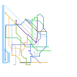 2040년 수도권 노선도 (real)