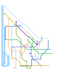 2040년 수도권 노선도 (real)