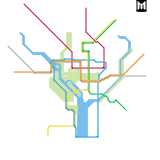 Washington D.C. Heavy metro in 2040 (speculative)