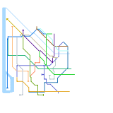 2040년 수도권 노선도 (real)