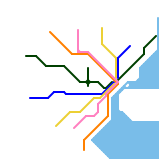 Detroit S-Bahn all stops (speculative)