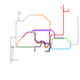 Catalunya Suburban Railway Sistem (Spain) (real)