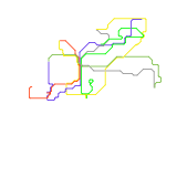 London. Lambeth imaginary Bus Routes (speculative)