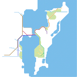 Mapa do Sistema de VLT do RM de Florianópolis (speculative)