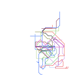 유물공화국 전철노선도(신나는 전로세상용) (unknown)