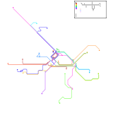 Bucharest Trolleybus Network - 20-06-24 (real)