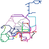 Fictional Railway Map Of Norway (speculative)