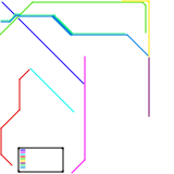 East Baton Rouge Transportation Streetcar System Map (real)