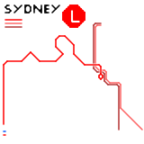 Sydney light rail map (real)