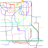 Trains And Routes Metro Map v.14 (unknown)