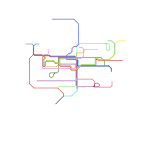 The Rotterdam Tram and Metro Network (real)