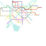 São Paulo Possible Fantasy route network (speculative)