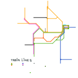 Sydney Trains Map (NSW Aus) 2013