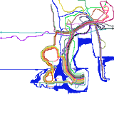 All public transport in Kotka, Finland (WIP) (real)