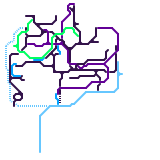 North Midlands Railway Map (With Midland Ferry) (unknown)