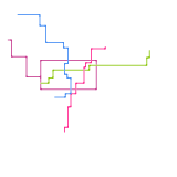 tokyo toei subway map (in japanese) (real)