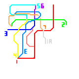 Metro de Minecraft de Mateo (Con La Linea 7 En Construcción)