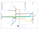 Mons regional express network - a hypothetical network in Mons (Belgium). (speculative)