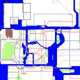 Sherwood City Transit Authority, System Map (unknown)