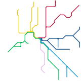 Melbourne Suburban Rail Network (excluding City Loop and Stony Point Line) (real)
